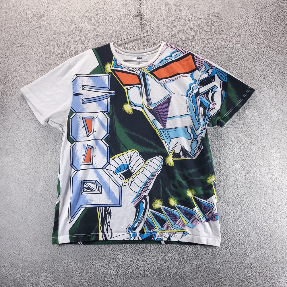 Doctor Doom Shirt Mens 2XL White All Over Graphic Comic Marvel Tee Soular